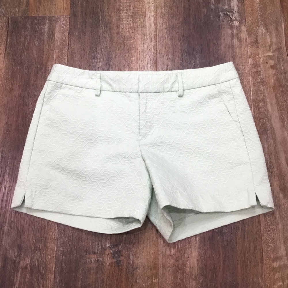 𝅺BANANA Republic 🔥 Mint Green Textured Shorts New Without Tag